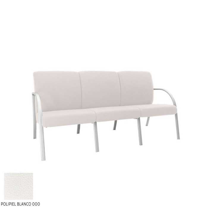 Sillón sala de espera modelo SELENA de Vincolo, 3 plazas