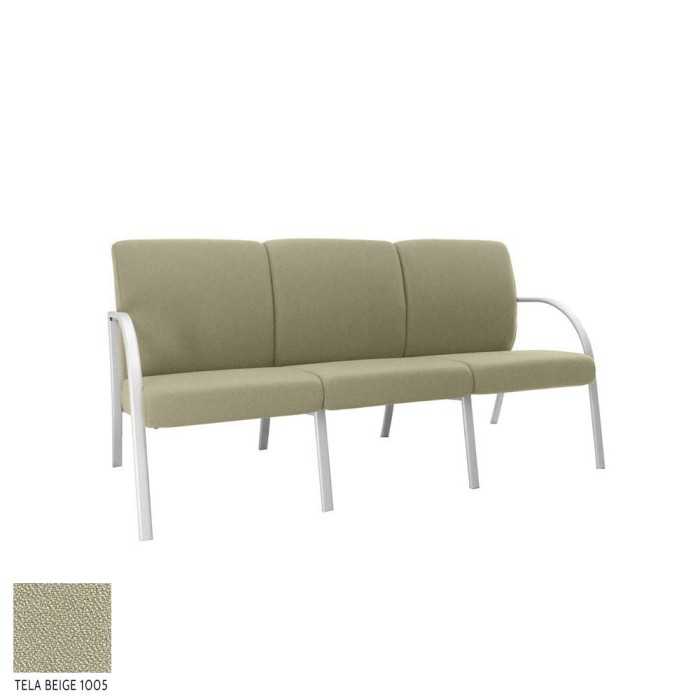 Sillón sala de espera modelo SELENA de Vincolo, 3 plazas