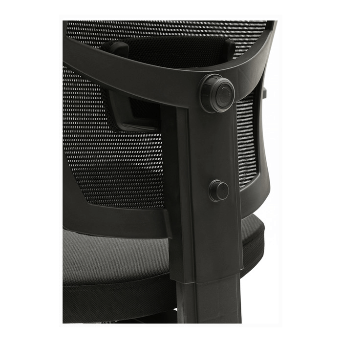 Silla ergonómica de oficina PISA de Euromof, cabecero y brazos regulables