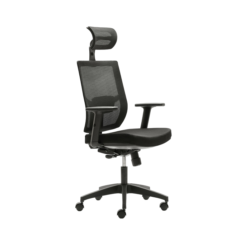 Rueda 65 mm silla oficina, blanda, color negro. Pack de 5 un.