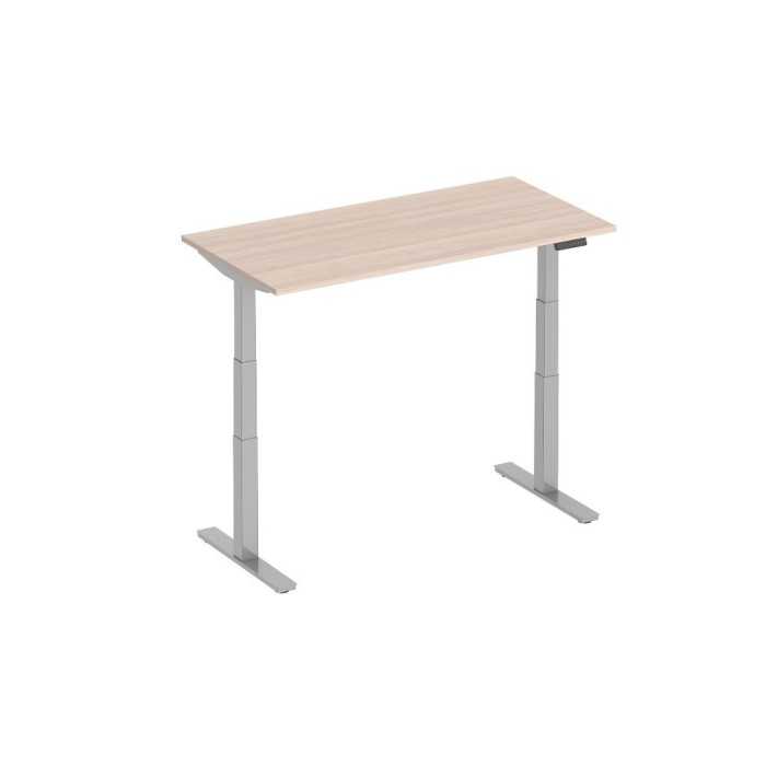 Mesa regulable en altura serie TRAM PLUS fondo 80 cm
