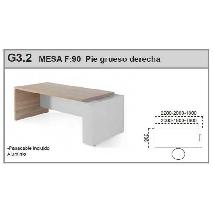 Despacho Completo Serie G3 con lateral ancho derecho