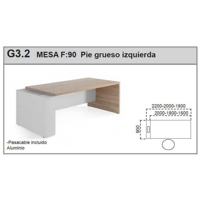 Despacho Completo Serie G3 con lateral ancho izquierdo