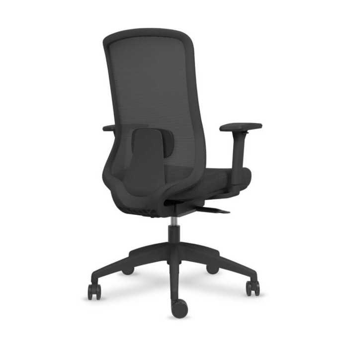 Silla ergonómica de oficina modelo Lando, brazos regulables, mecanismo SYNCRO