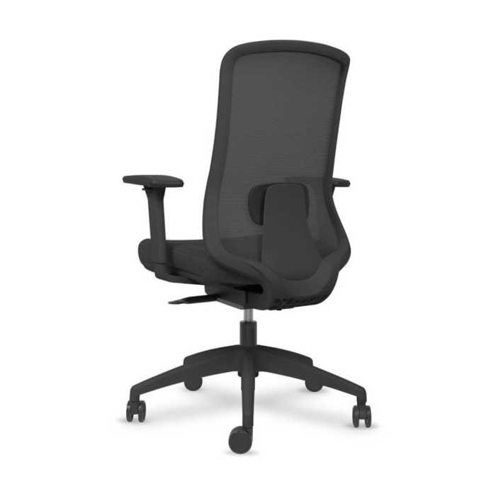 Silla ergonómica de oficina modelo Lando, brazos regulables, mecanismo SYNCRO