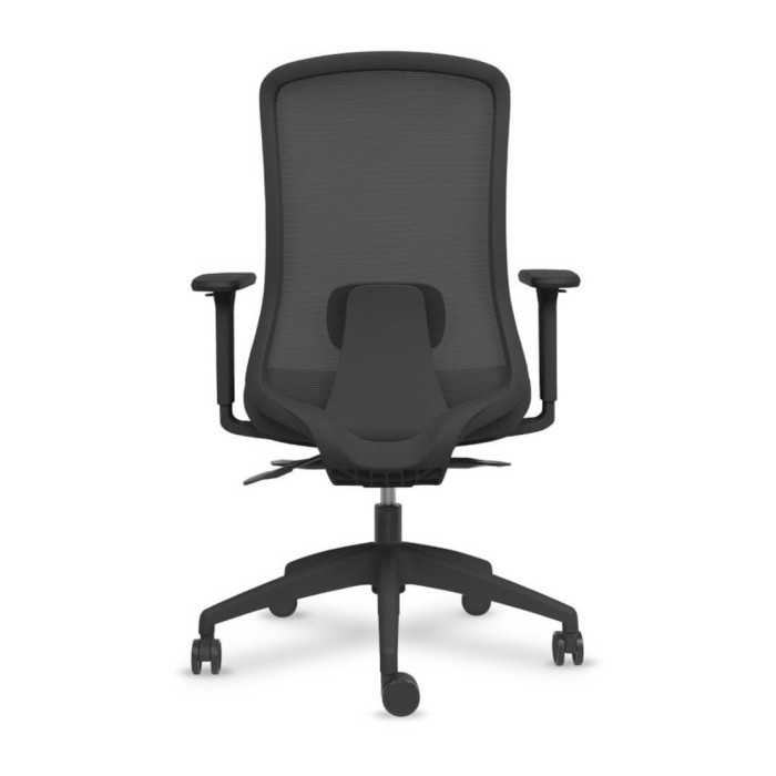 Silla ergonómica de oficina modelo Lando, brazos regulables, mecanismo SYNCRO