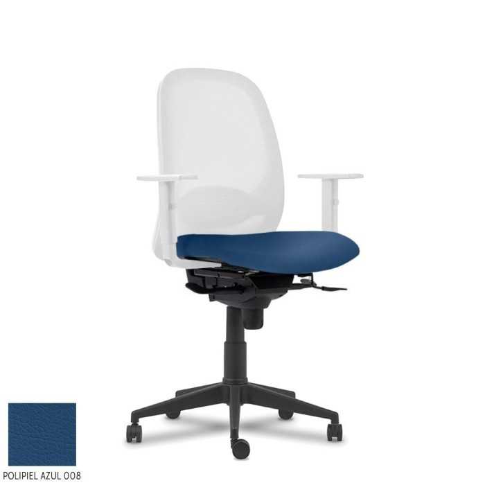 Silla Operativa ergonómica Adara White de Vincolo brazos regulables