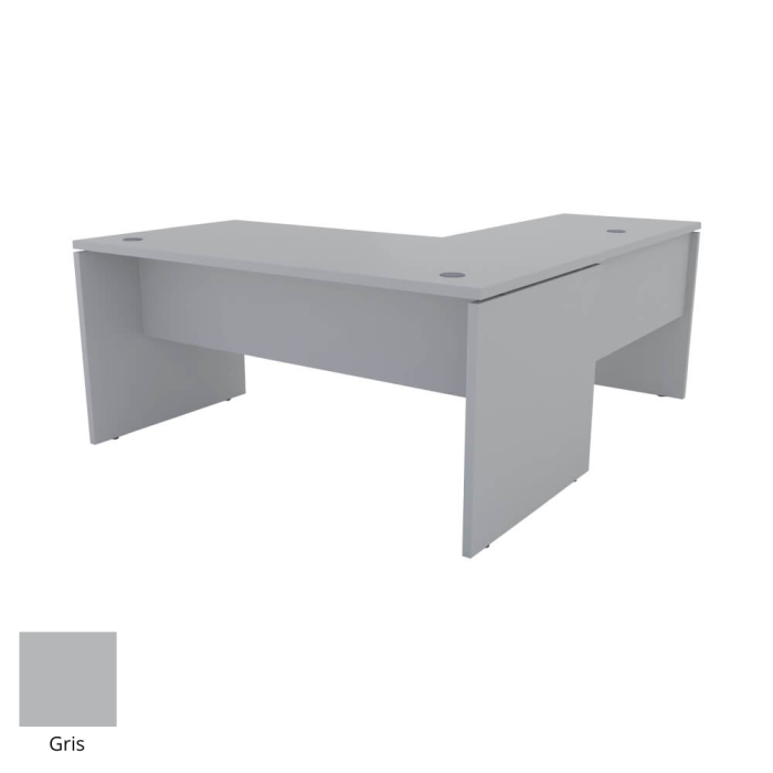 Mesa de oficina EURO 2000 con ala de Euromof
