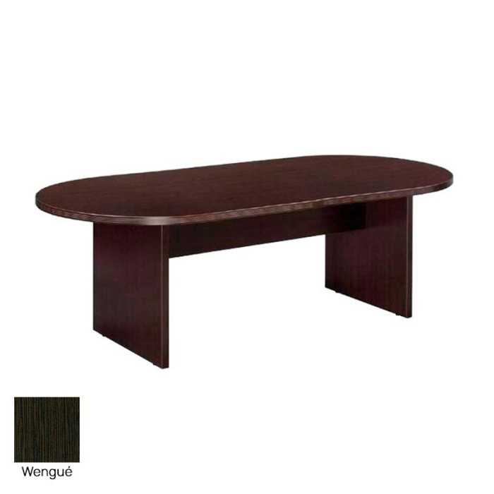 Mesa ovalada base en H de Euromof