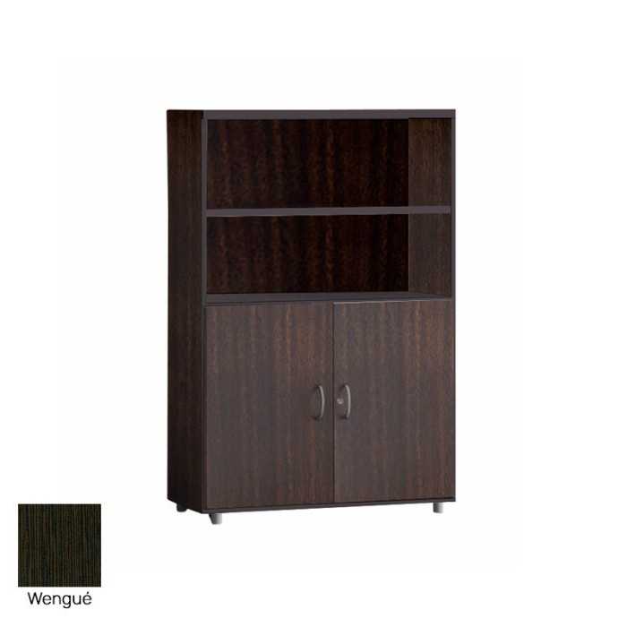 Armario de oficina medio serie MOB, con puertas bajas