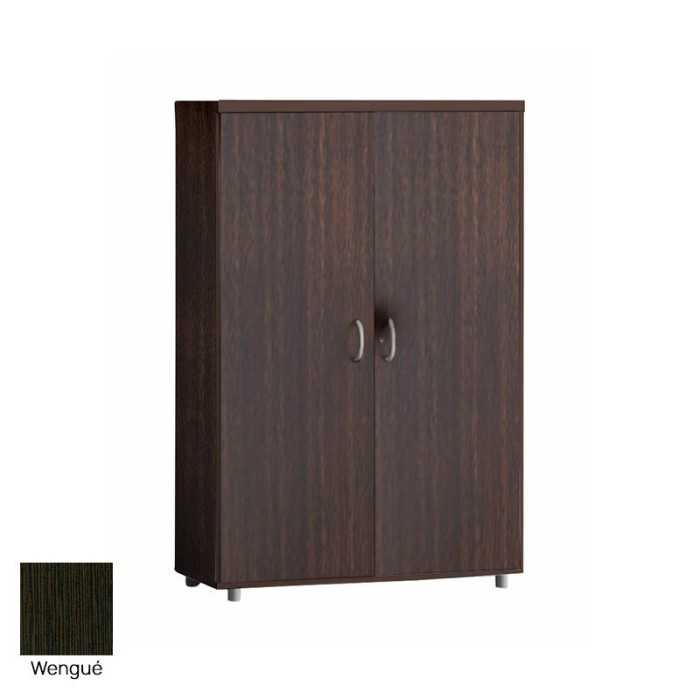 Armario de oficina medio serie MOB, con puertas 