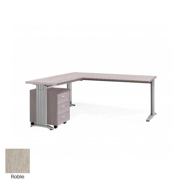 Mesa de oficina EURO 4000 con ala
