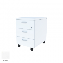 Cajonera Buck con ruedas tres cajones