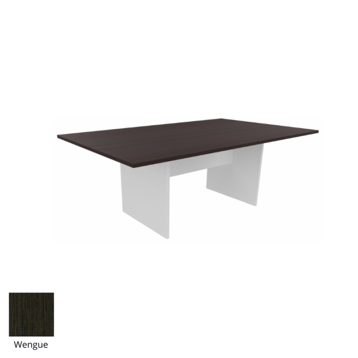 Mesa de reunión serie TINA medida 200 x 120 cm, forma rectangular