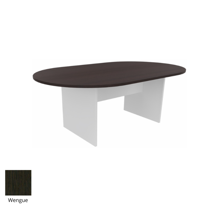 Mesa de reunión serie TINA medida 200 x 120 cm, forma ovalada