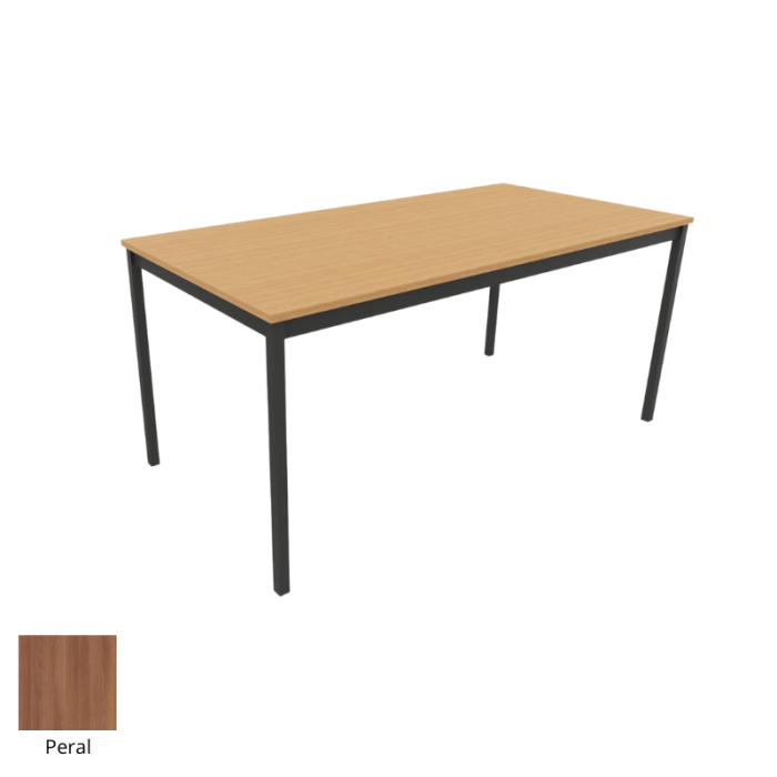 Mesa colectividad rectangular estructura perimetral serie DAI fondo 60, 70, 80 cm