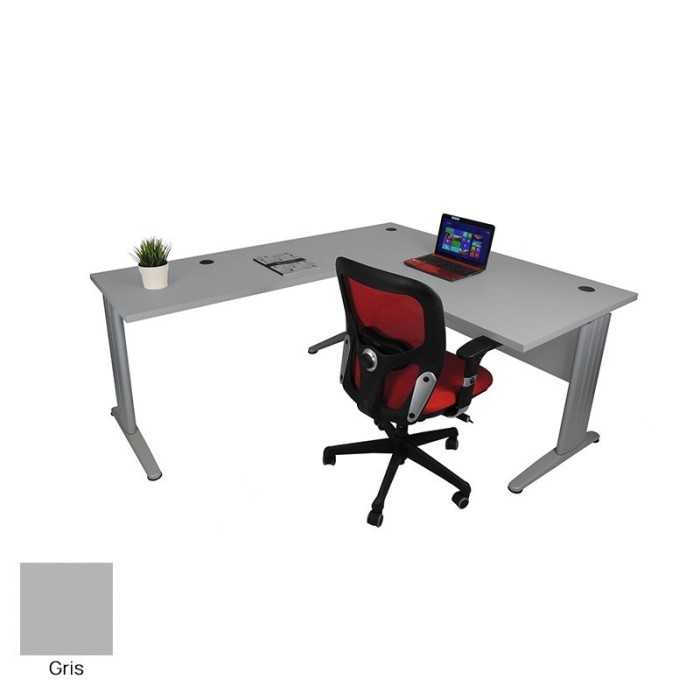 Mesa de oficina EURO 3000 con ala de Euromof