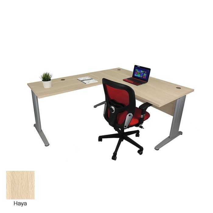 Mesa de oficina EURO 3000 con ala de Euromof