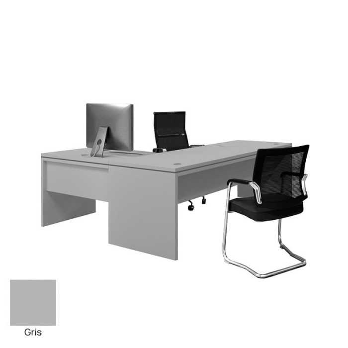 Mesa de despacho COLINA con ala de Euromof