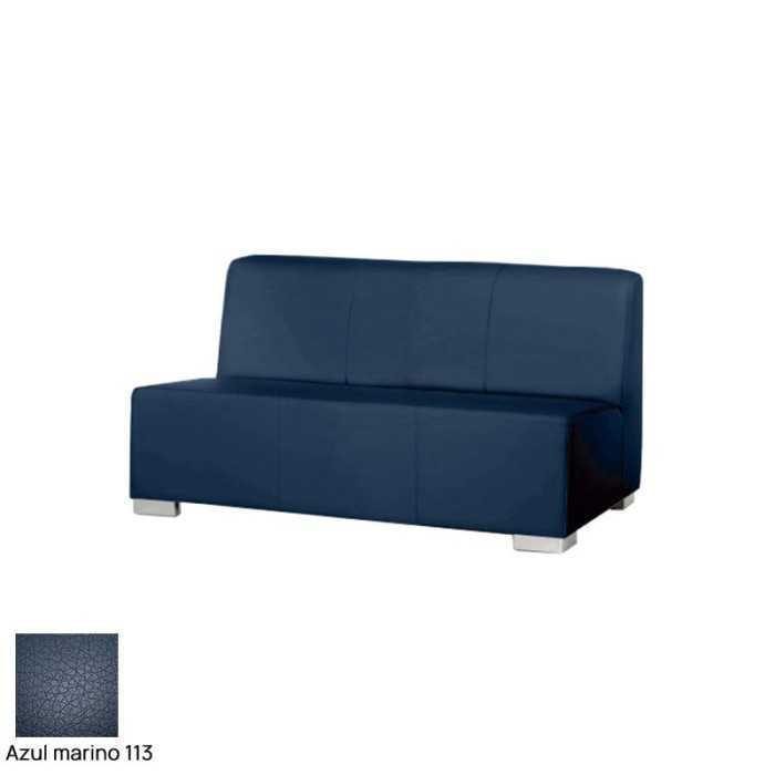 Sillón salas de espera P-KAR, acolchado y tapizado, sin brazos, 3 plazas