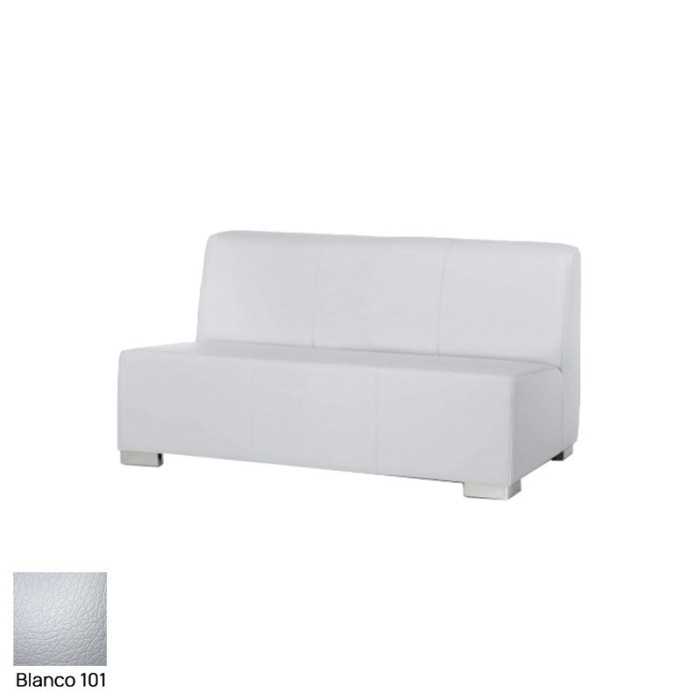 Sillón salas de espera P-KAR, acolchado y tapizado, sin brazos, 3 plazas