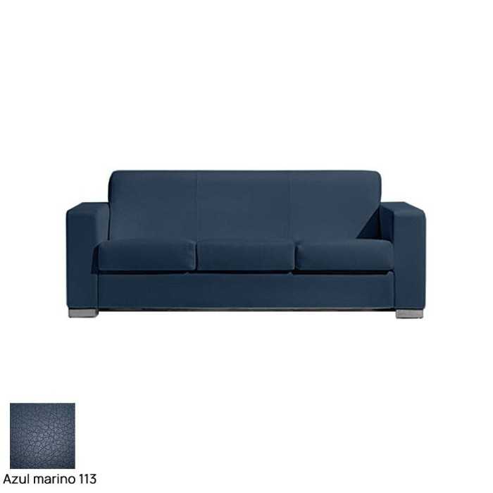 Sofá para salas de espera LERMY, tapizado, gran acolchado, 3 plazas