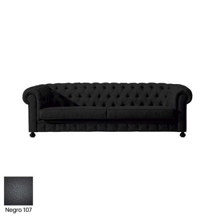 Sofá para salas espera C-TEX, 2 plazas, gran acolchado, tapizado polipiel