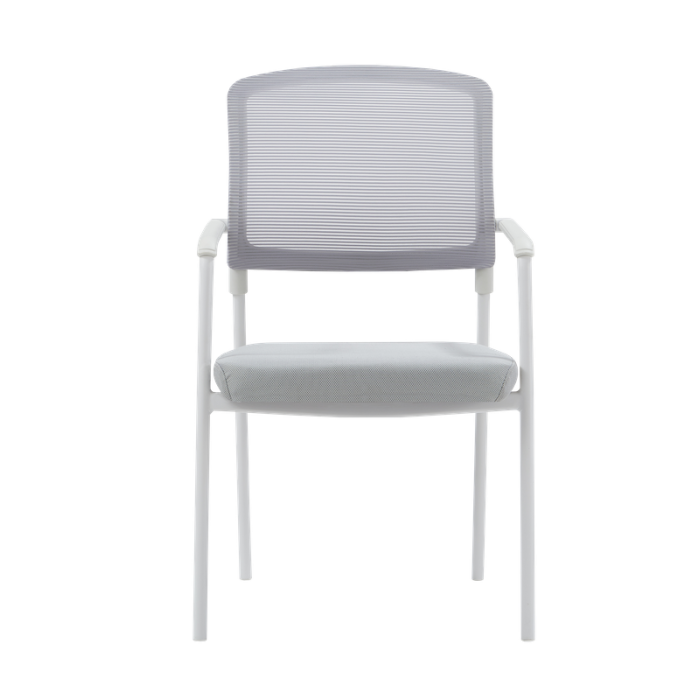 Pack 4 Sillas confidente apilable modelo NAIROBI de Euromof, blanca