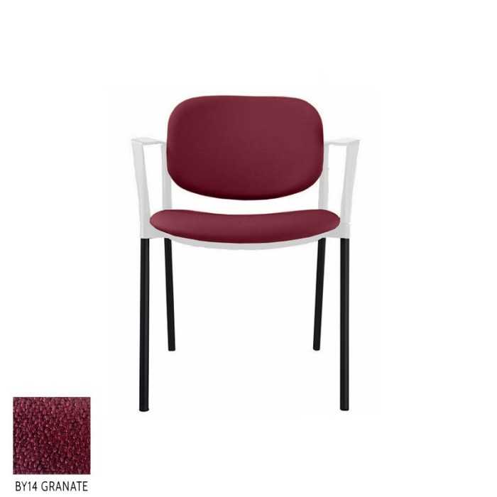 Silla modelo Step tapizada con brazos