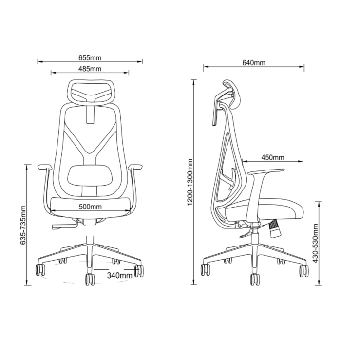 Silla Ergonomica Zurbarán