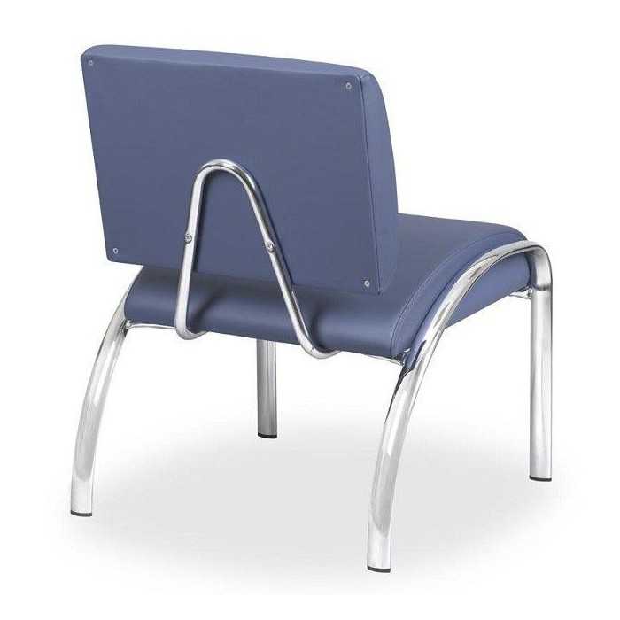 Silla sala de espera NEO, 1 plaza, sin brazos, estructura 4 patas