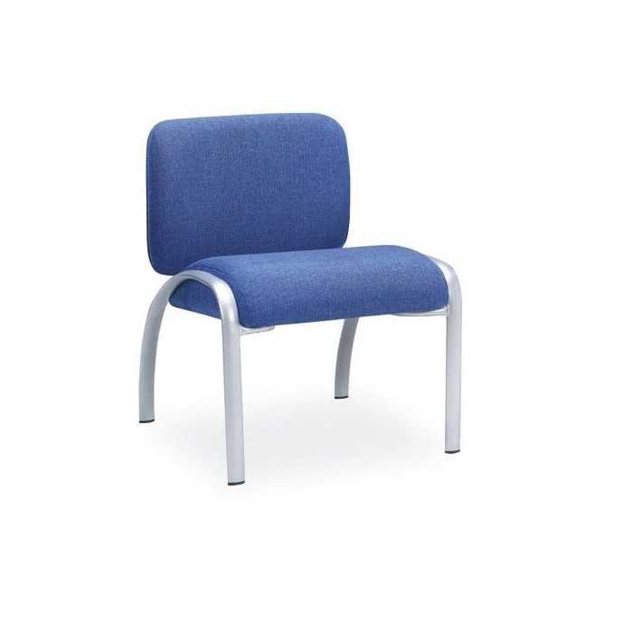 Silla sala de espera NEO, 1 plaza, sin brazos, estructura 4 patas