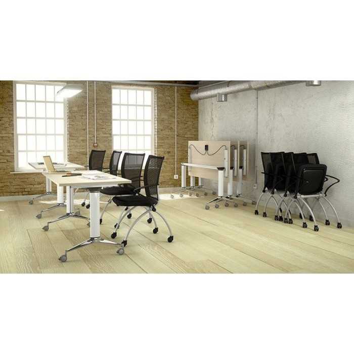 Mesa colectividad plegable NET Rectangular
