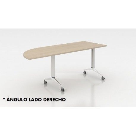 Mesa colectividad plegable NET Rectangular con angulo