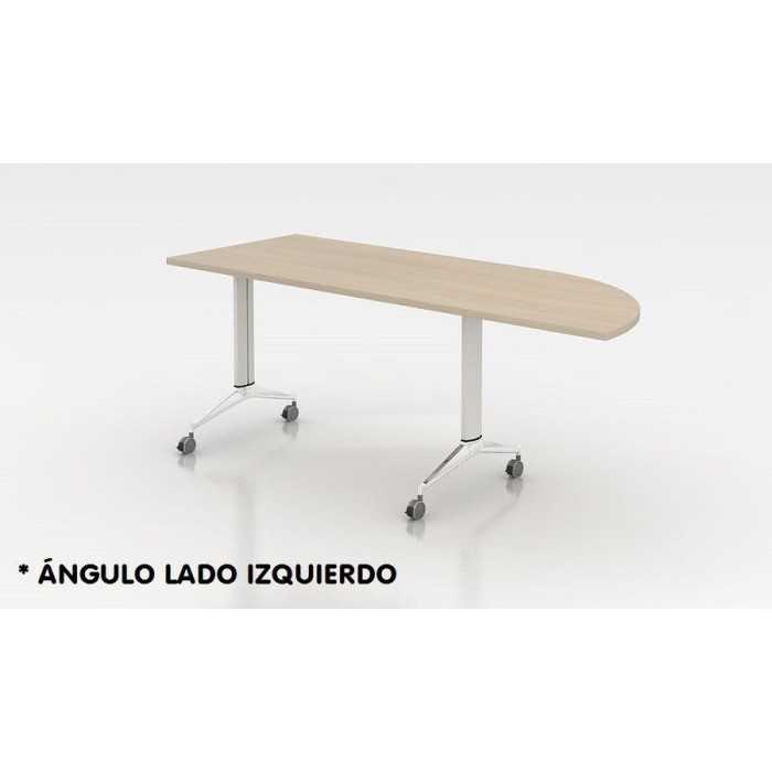 Mesa colectividad plegable NET Rectangular con angulo