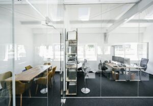 Empty modern office