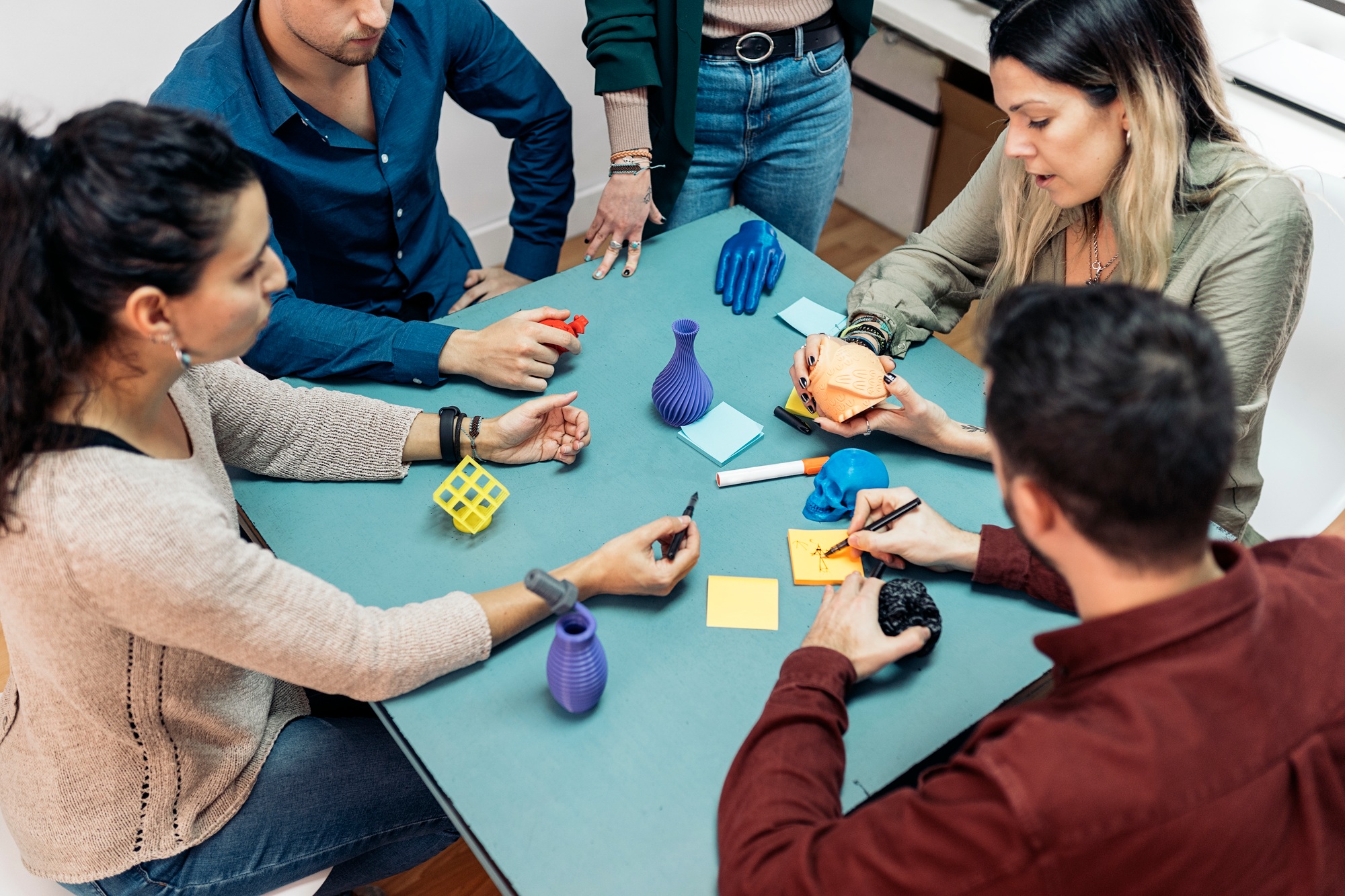 Business People Talking During Reunion